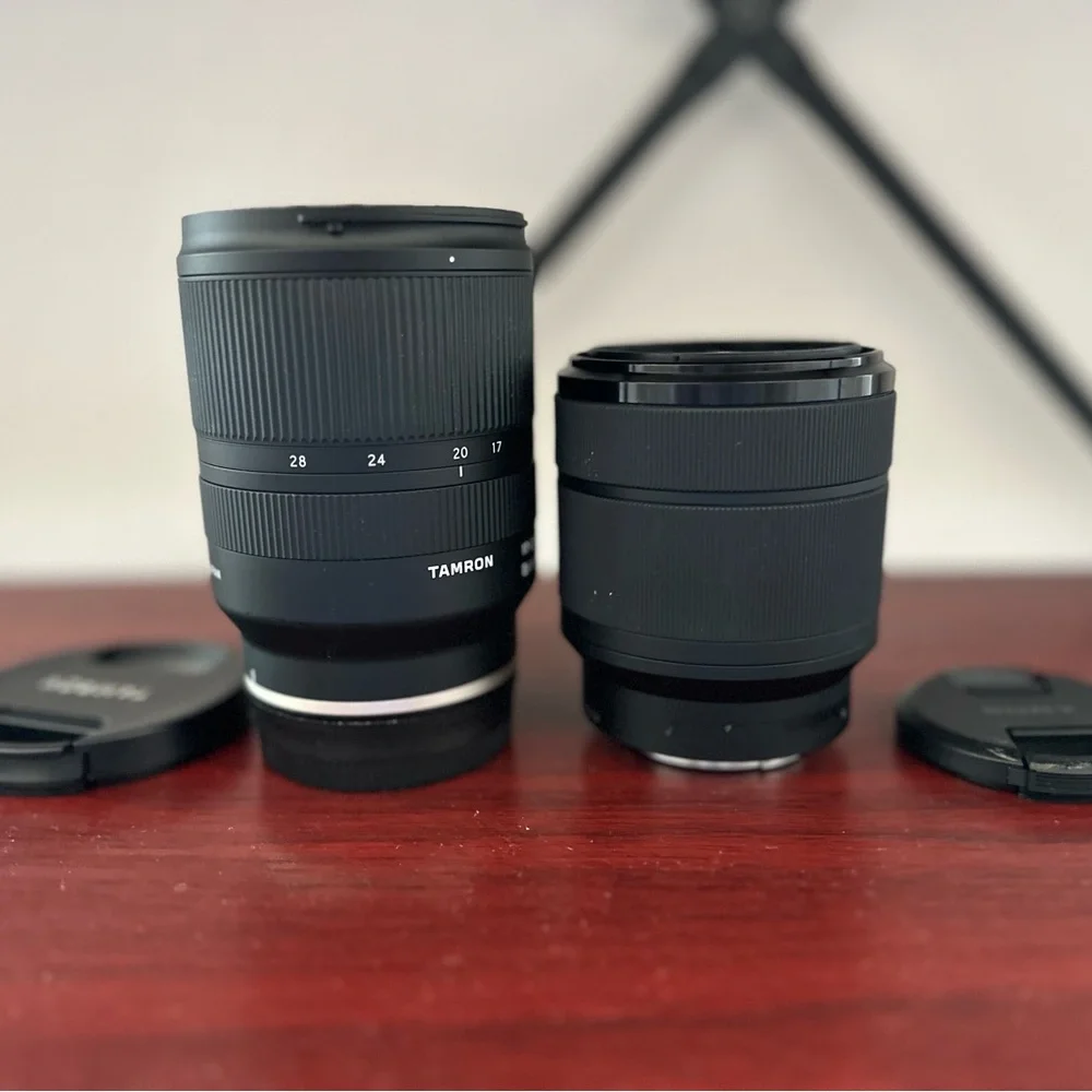 Sony and Tamron Camera Lenses